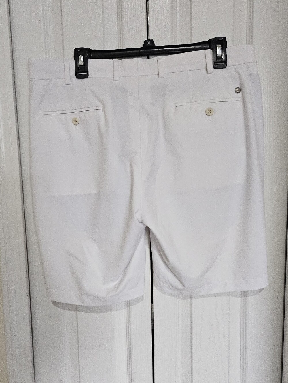 Peter Millar Crown Crafted White Golf Shorts Men's Size 35 Performance Stretch - Picture 4 of 10